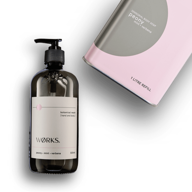 Bundle: Peony Wash 500ml + 1L Refill