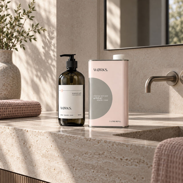 Bundle: Amber Wash 500ml + 1L Refill