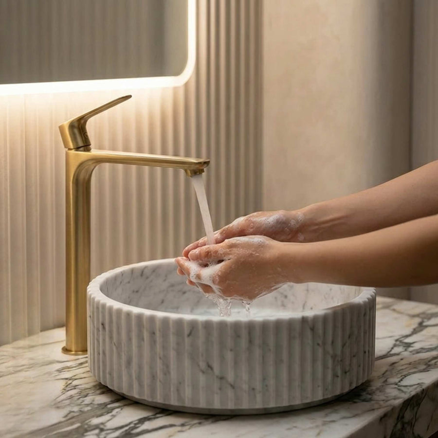 Basin to Shower