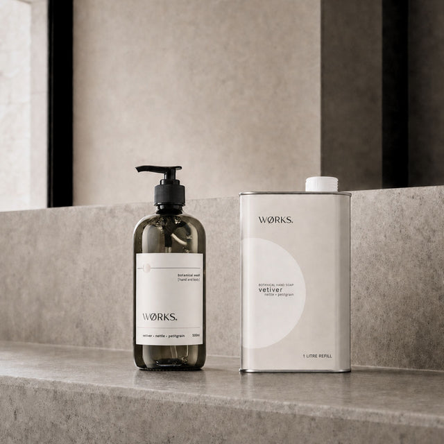 Bundle: Vetiver Wash 500ml + 1L Refill