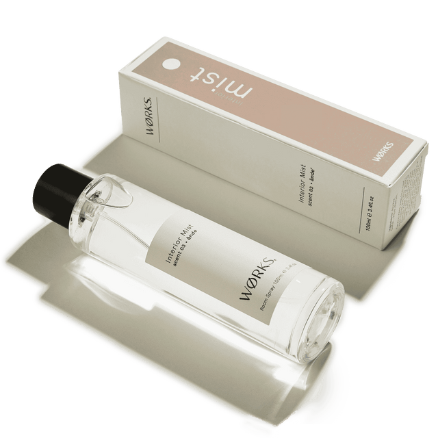 WØRKS Interior Mist Ånde 100ml bottle with box, IFRA-certified fragrance, phthalate-free, made in Melbourne