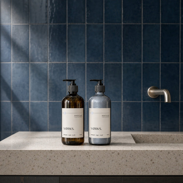 WØRKS Saltbush scent collection — mineral, sage and musk