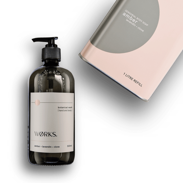 Bundle: Amber Wash 500ml + 1L Refill