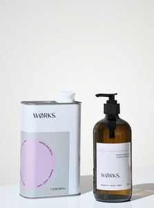 Bundle: Bergamot Hand Soap 500ml + 1L Refill - WØRKS - bundle-bergamot-hand-soap-500ml-1l-refill - Bergamot, Neroli, Cedar