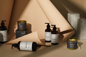 WORKS full collection organic skin care with Danish Design