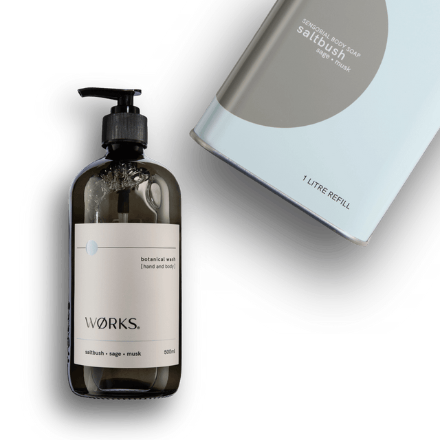 Bundle: Saltbush Wash 500ml + 1L Refill