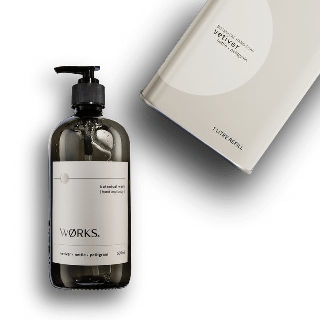 Bundle: Vetiver Wash 500ml + 1L Refill