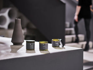 Sustainable soy wax candles with Danish Design by WØRKS