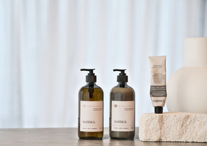 Hand Soap and Hand Cream with Certified organic ingredients to treat your body microbiome by WORKS