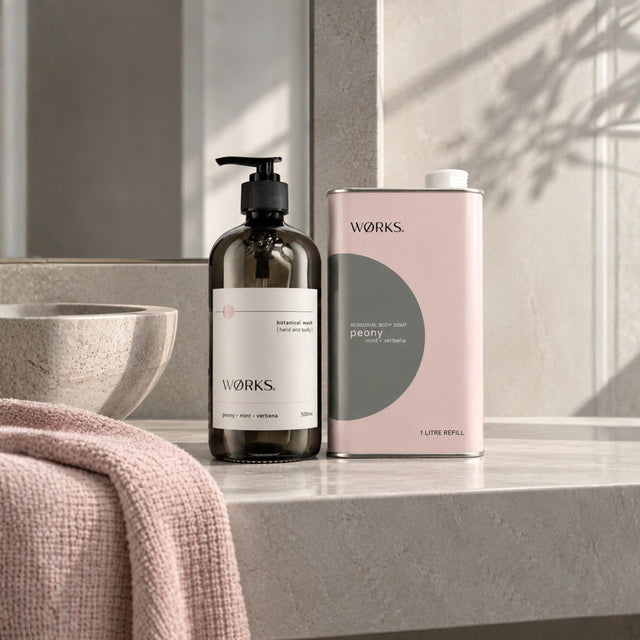Bundle: Peony Wash 500ml + 1L Refill